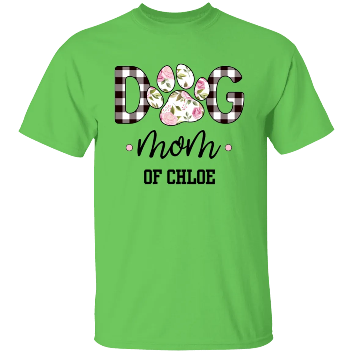 Dog Mom Personalized T-Shirt