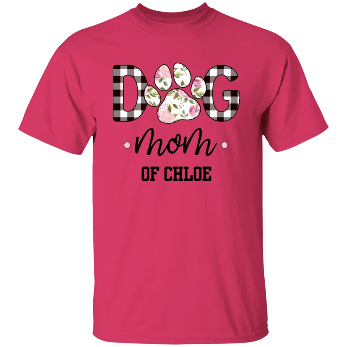 Dog Mom Personalized T-Shirt