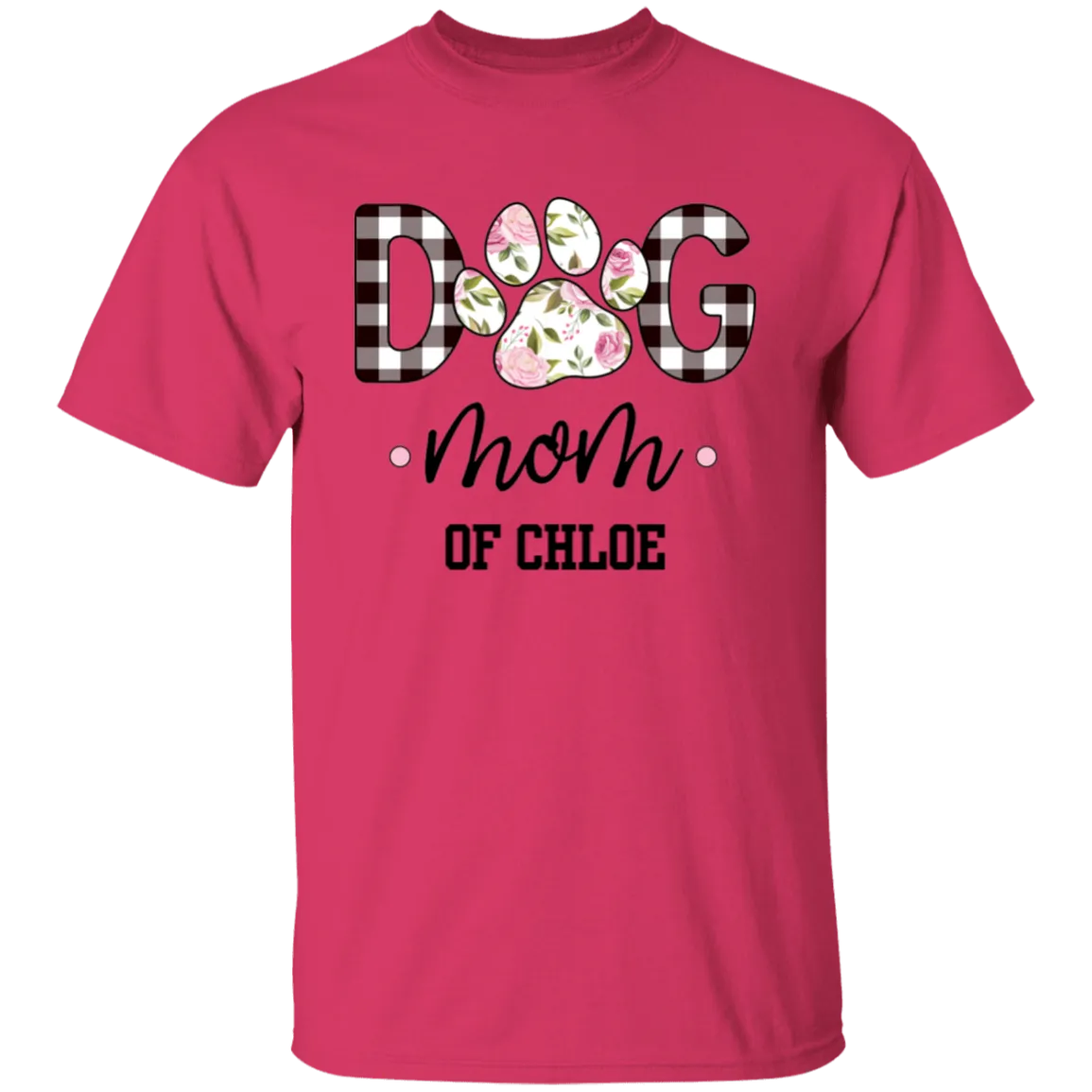 Dog Mom Personalized T-Shirt