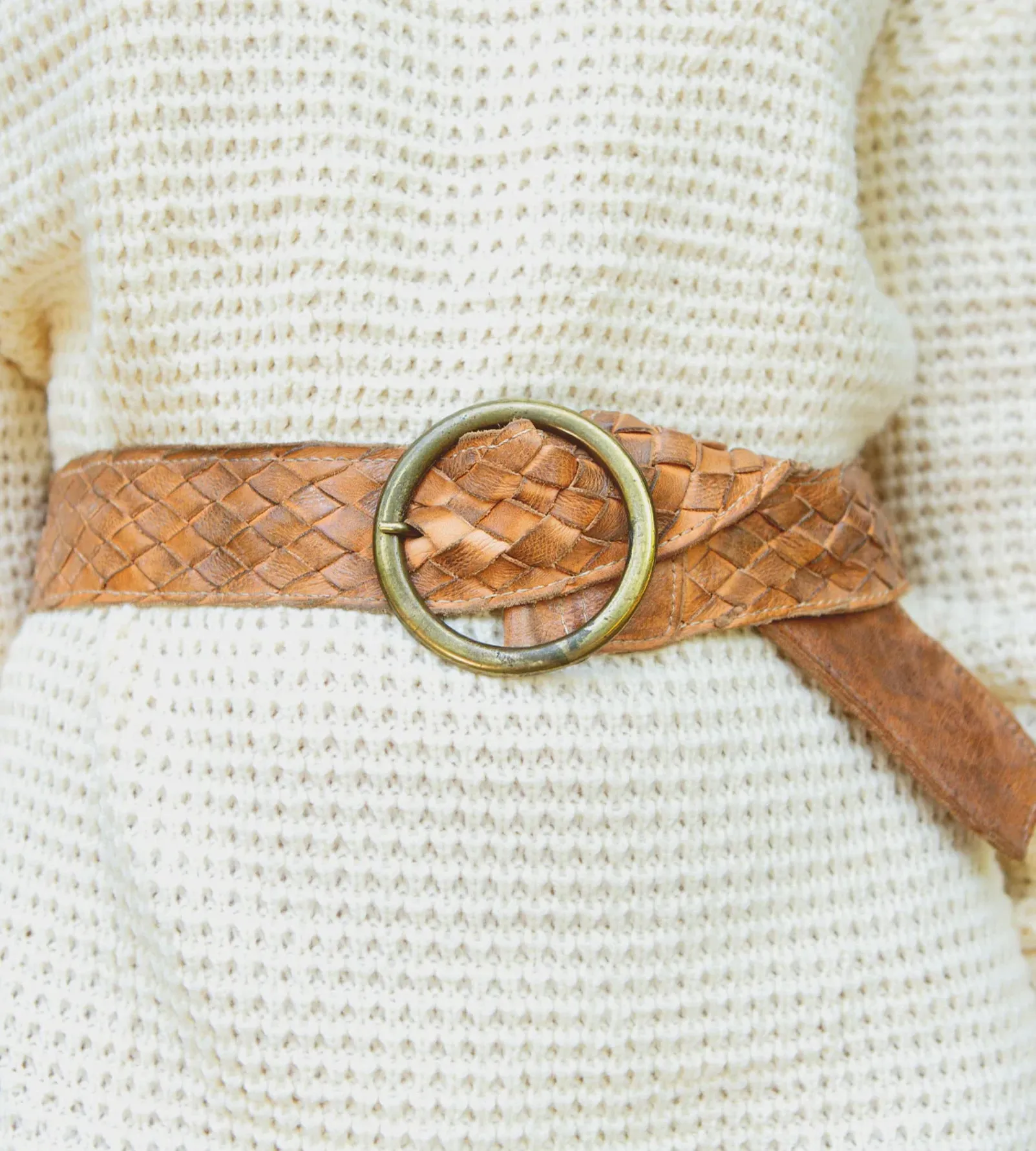 Dreamweaver Belt-Tan Rustic