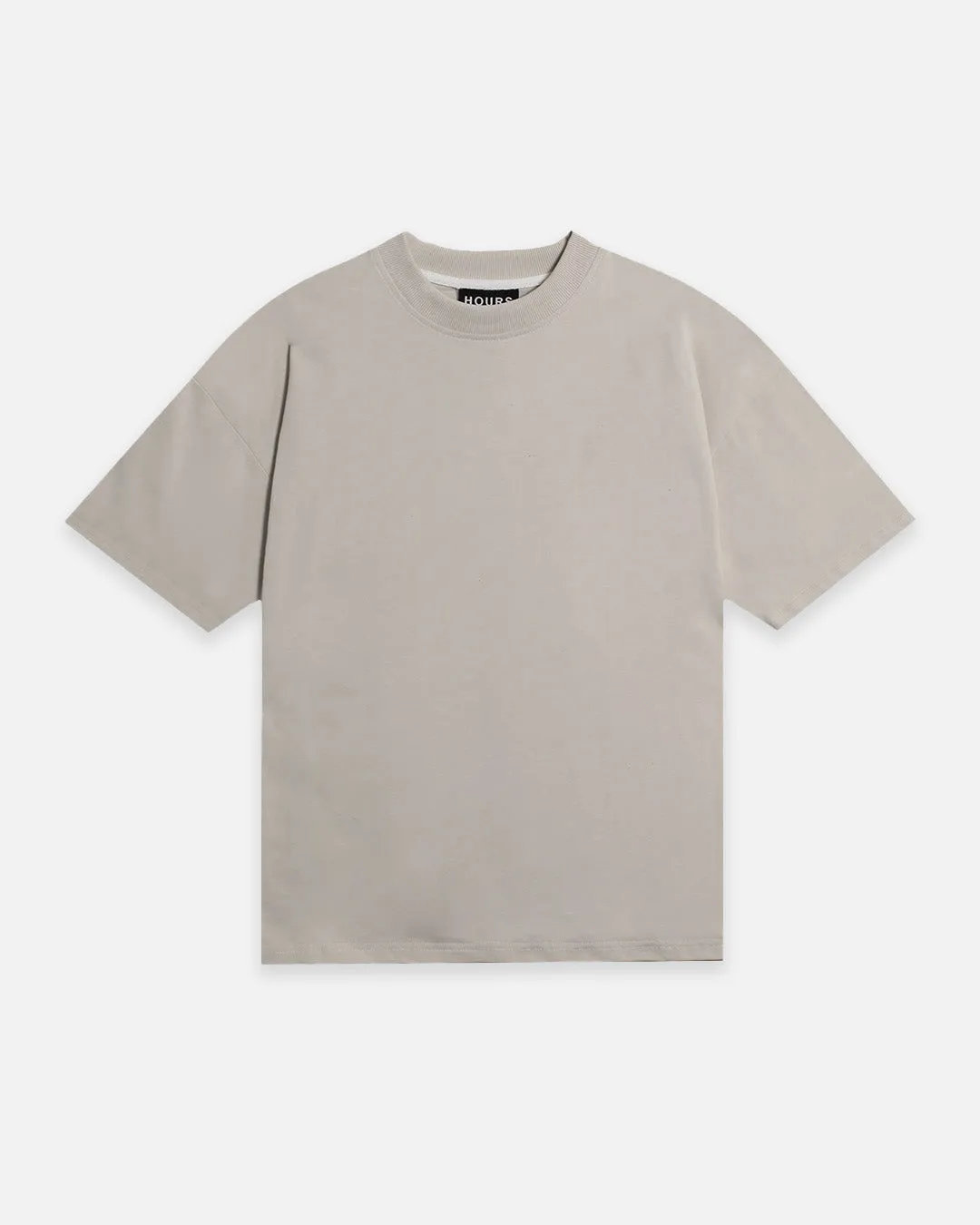 Drop Shoulder T-Shirt - Oatmeal