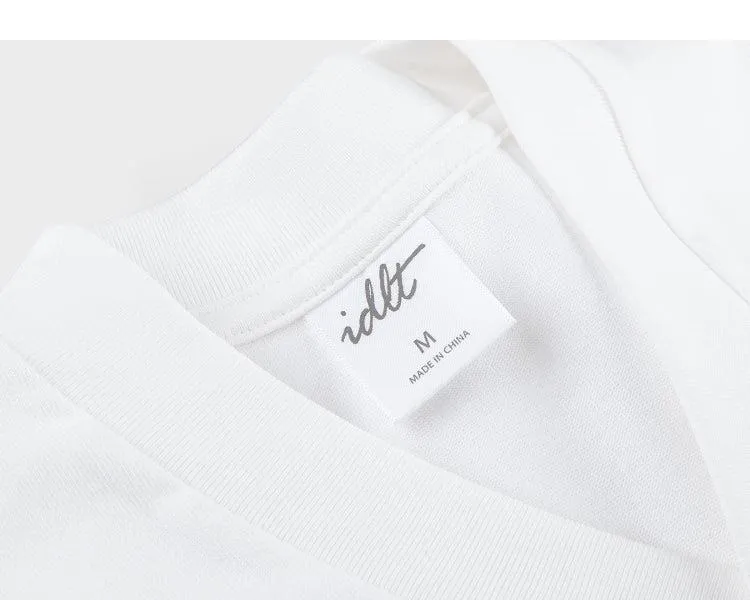 Drop Shoulder V-Neck T-shirt
