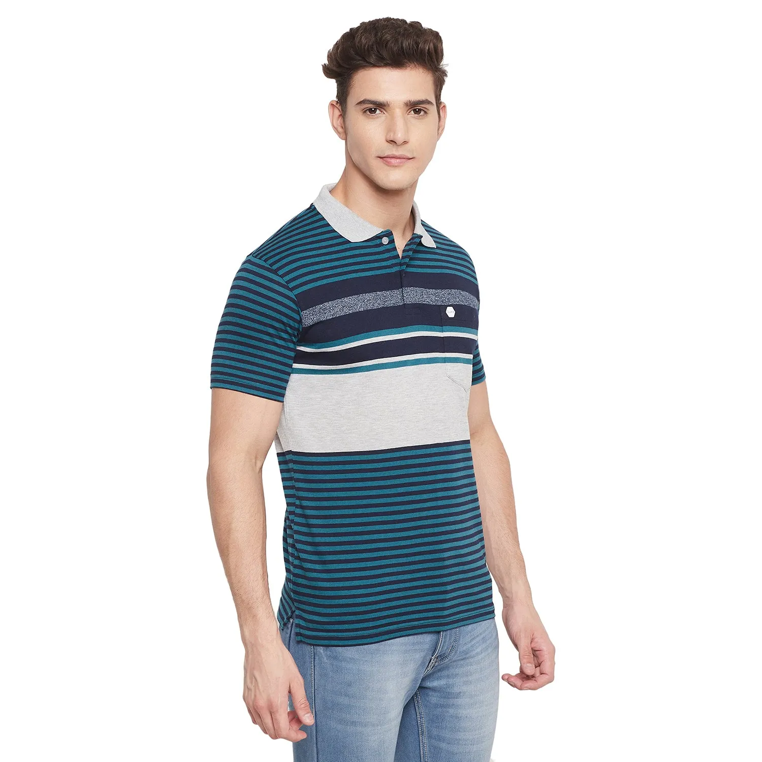 Duke Stardust Men Half Sleeve Cotton T-shirt (MTLF359)
