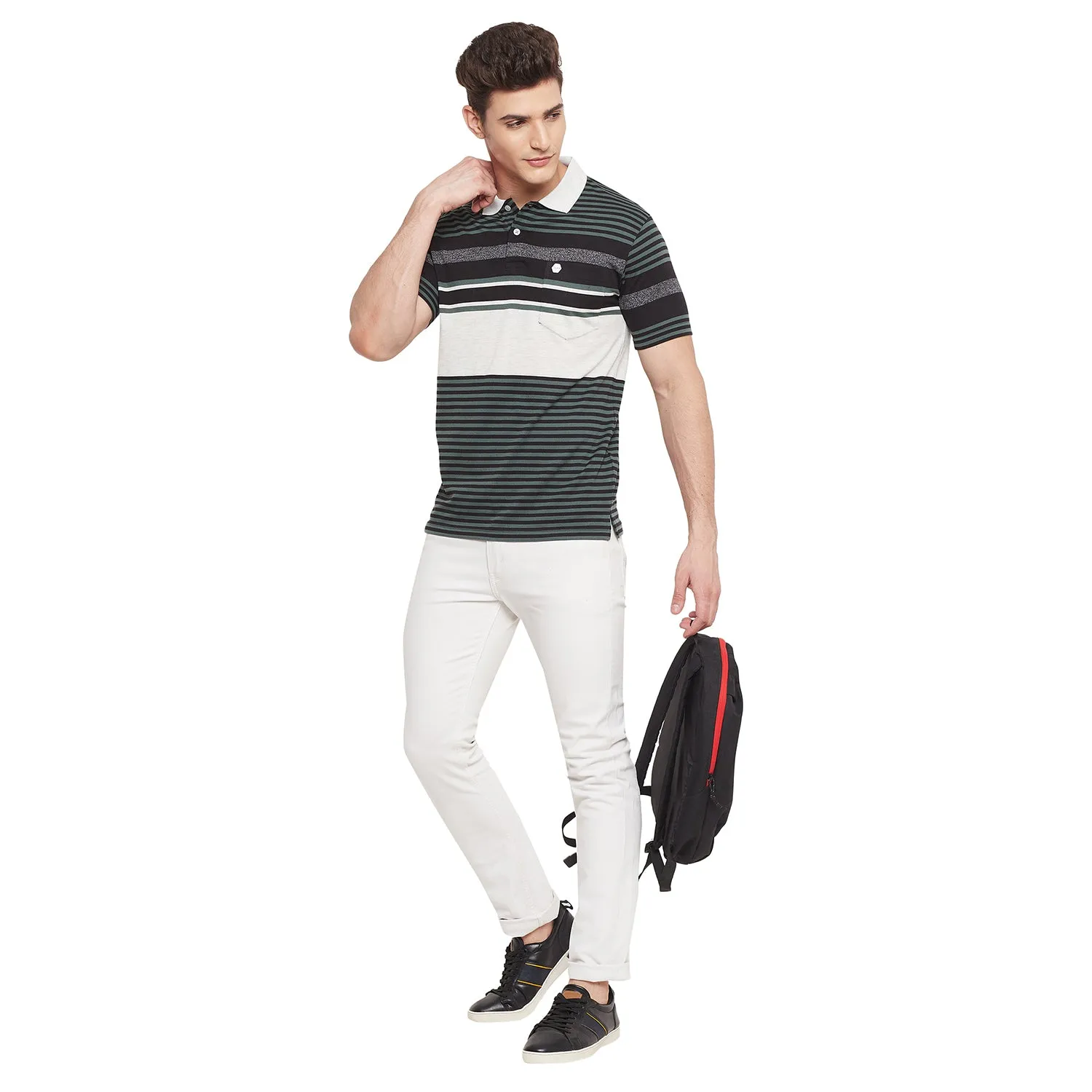Duke Stardust Men Half Sleeve Cotton T-shirt (MTLF359)