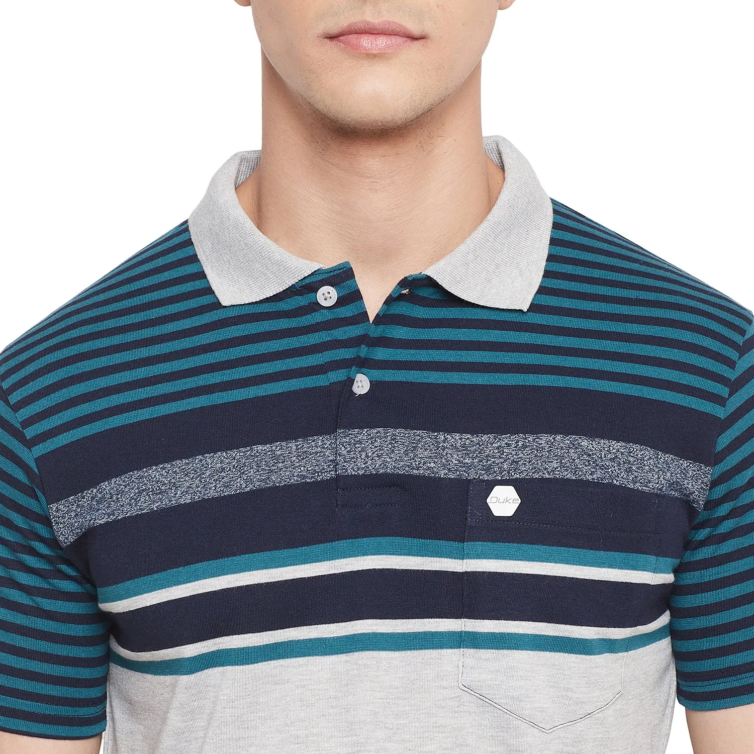 Duke Stardust Men Half Sleeve Cotton T-shirt (MTLF359)