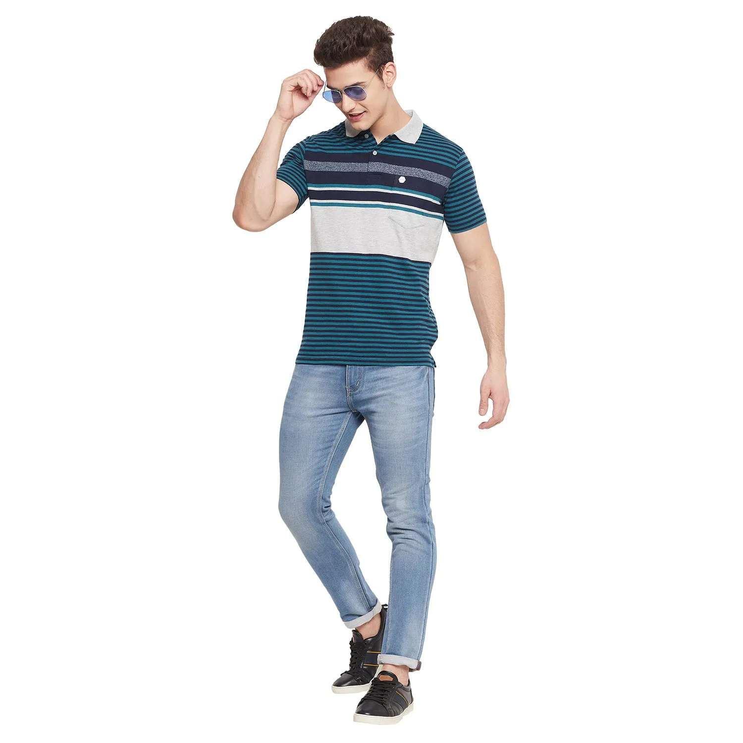 Duke Stardust Men Half Sleeve Cotton T-shirt (MTLF359)