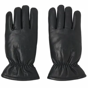 Edwin Leather Gloves Black