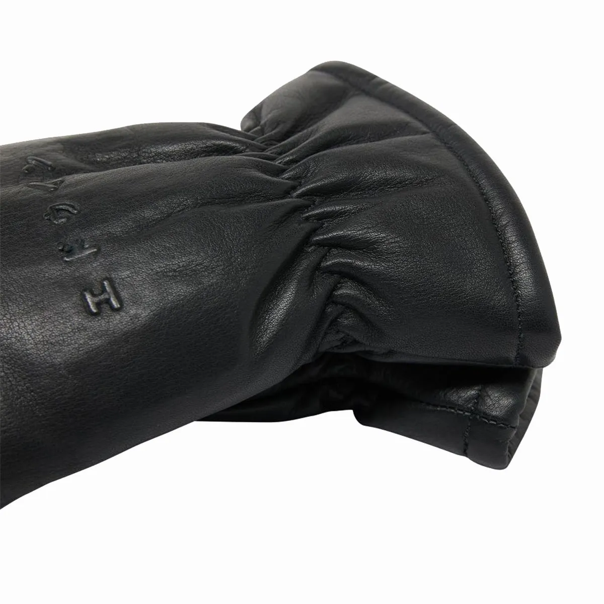 Edwin Leather Gloves Black