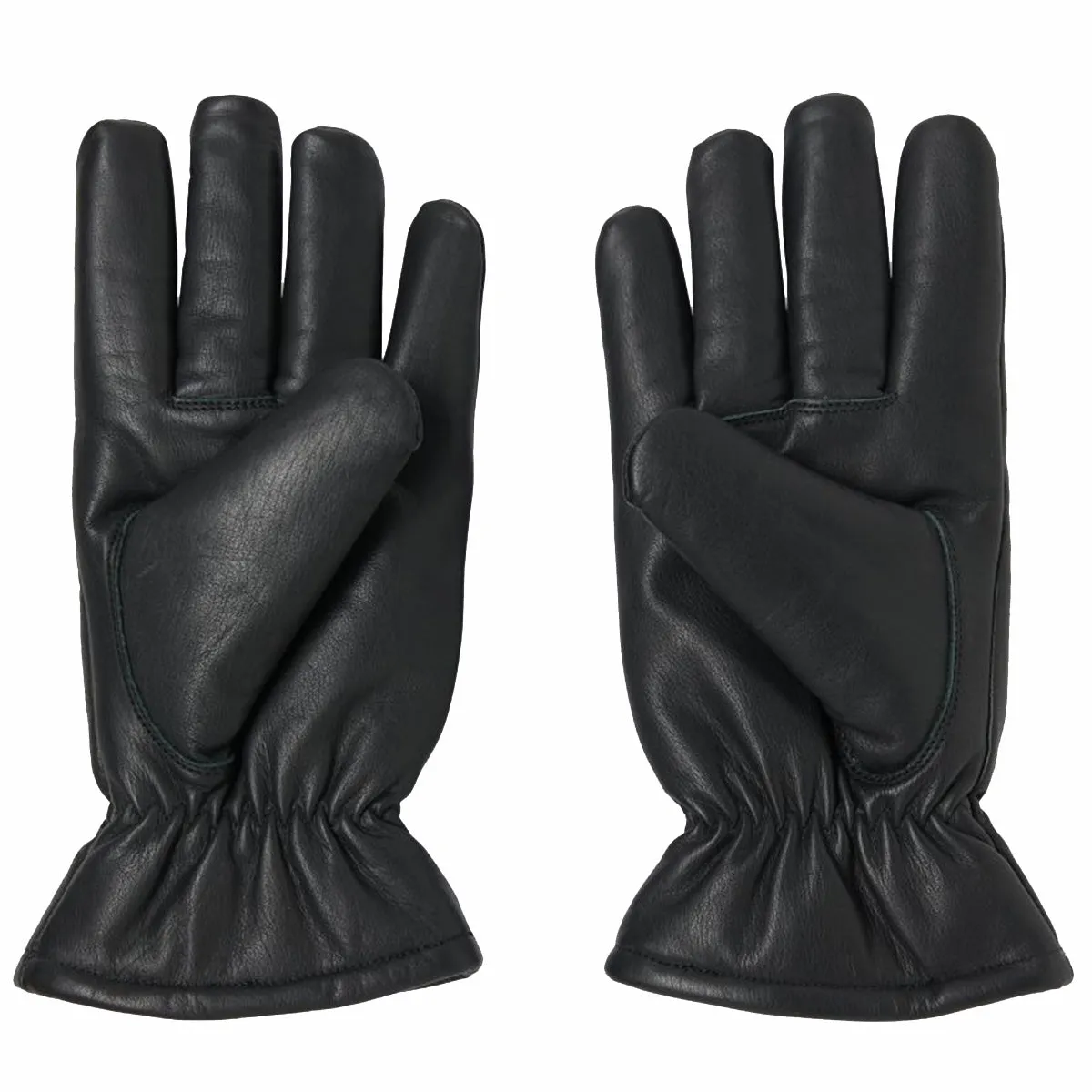 Edwin Leather Gloves Black
