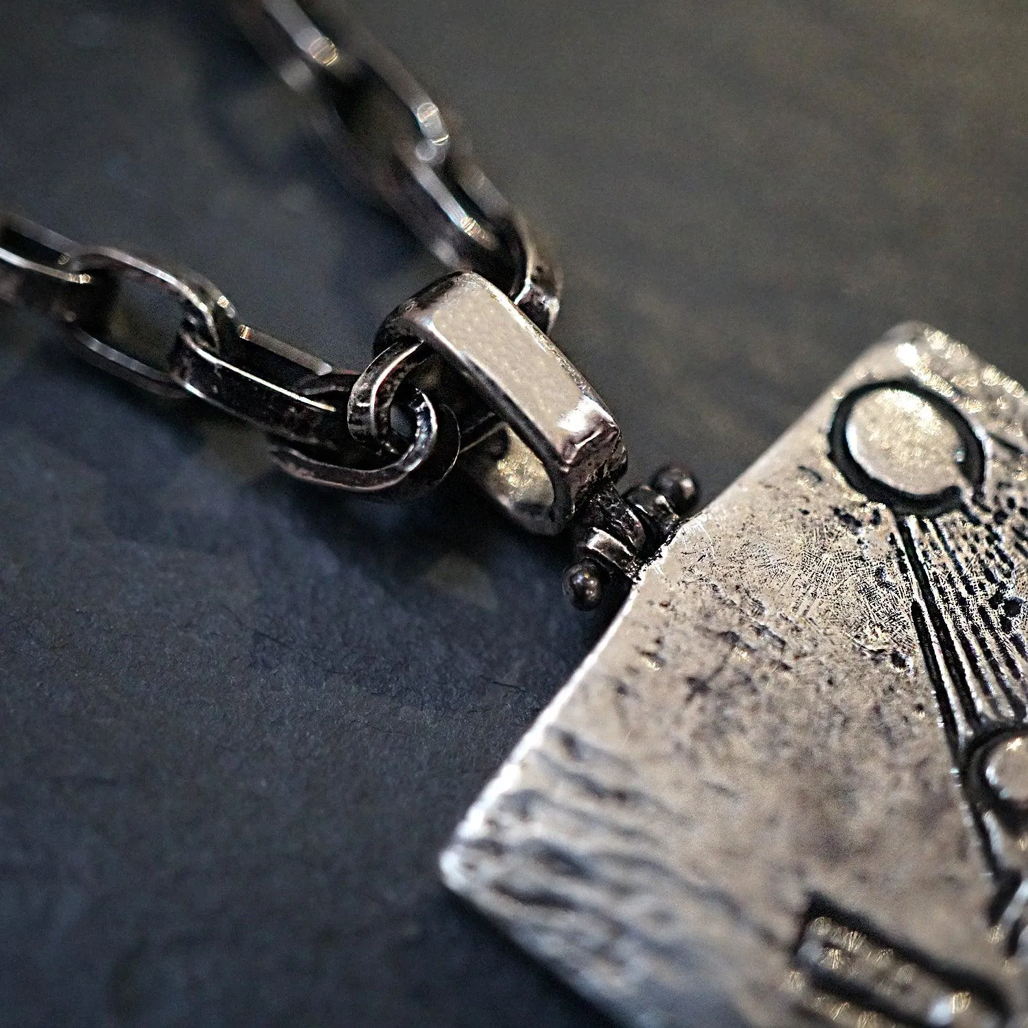 Egyptian Sun Pendant in Sterling Silver