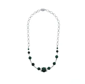 Elf Forest Jadeite Statement Necklace
