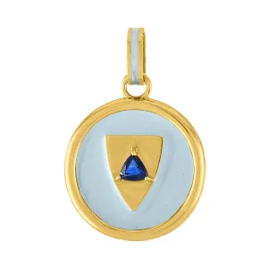 Enamel Double Baquette Necklace