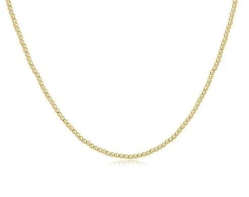 ENewton 15" Choker Classic Gold 2.5mm Bead
