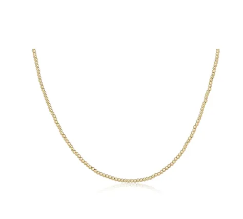 ENewton 15" Choker Classic Gold 2.5mm Bead