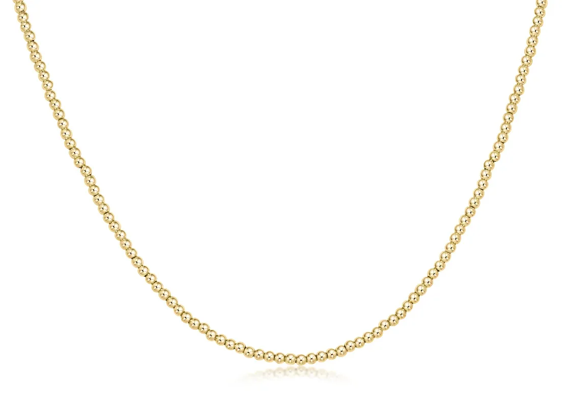 enewton Classic Beaded Choker Necklace - 2mm