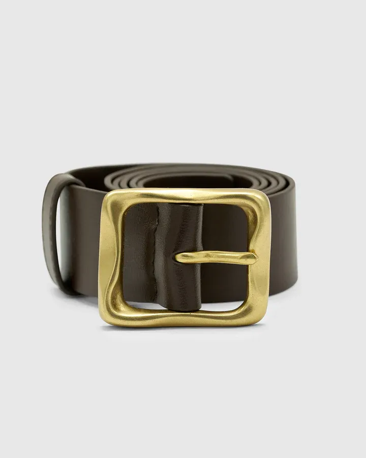 Everyday Belt - Chocolate/Gold