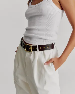 Everyday Belt - Chocolate/Gold