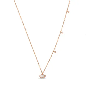 Evil Eye Droplet Necklace