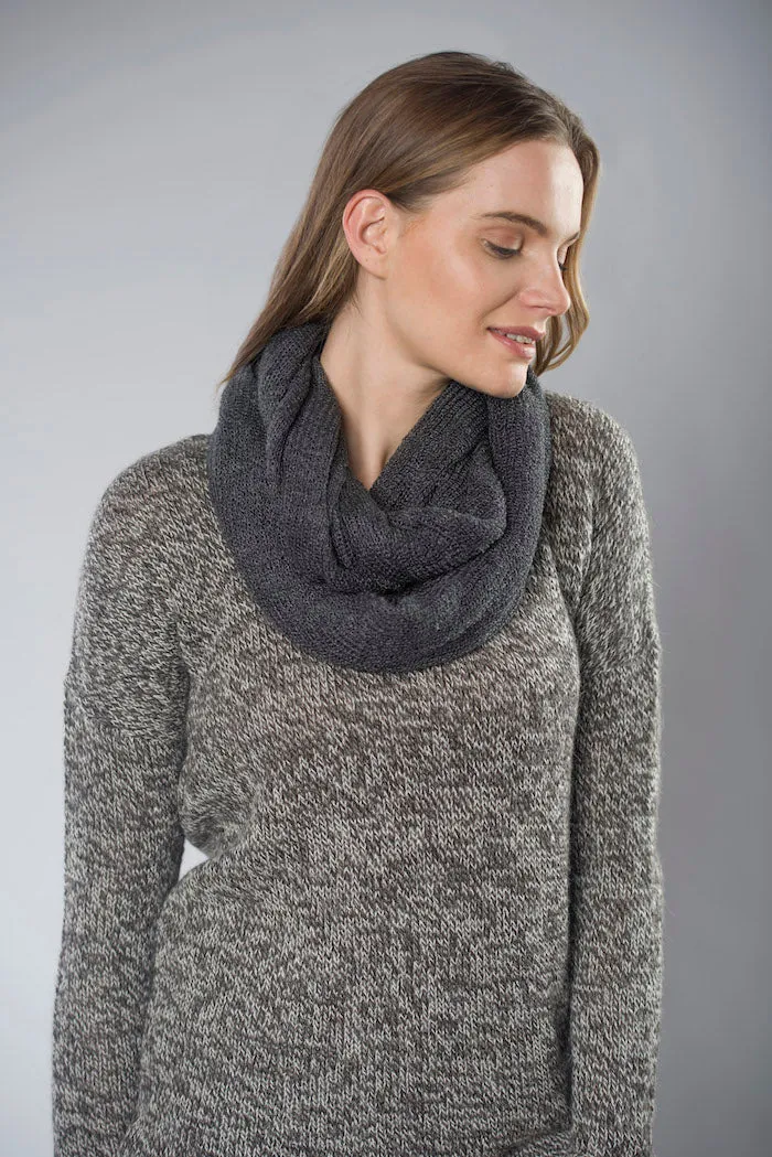 Evita Cashllama & Silk Infinity Scarf