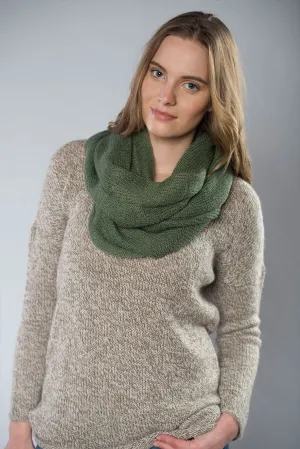 Evita Cashllama & Silk Infinity Scarf