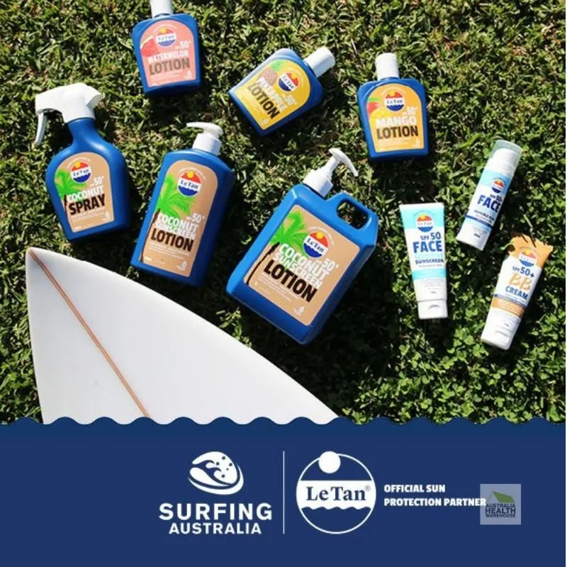 [Expiry: 09/2026] Le Tan SPF 50  Pineapple Sunscreen Lotion 125mL