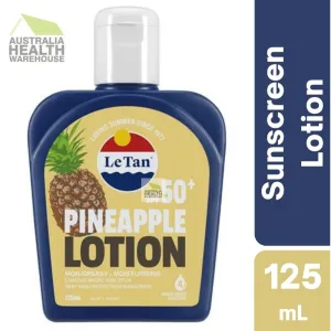 [Expiry: 09/2026] Le Tan SPF 50  Pineapple Sunscreen Lotion 125mL