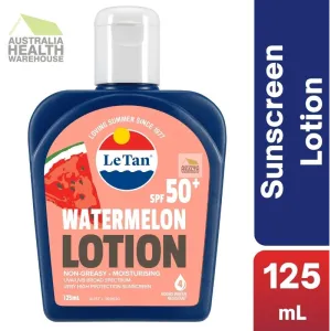 [Expiry: 11/2026] Le Tan SPF 50  Watermelon Sunscreen Lotion 125mL