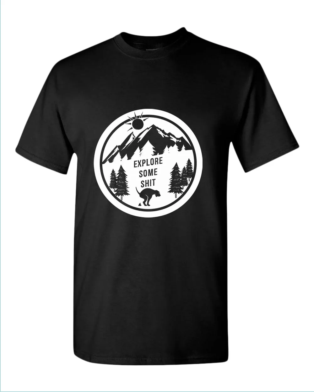 Explore some sh*t funny dog t-shirt