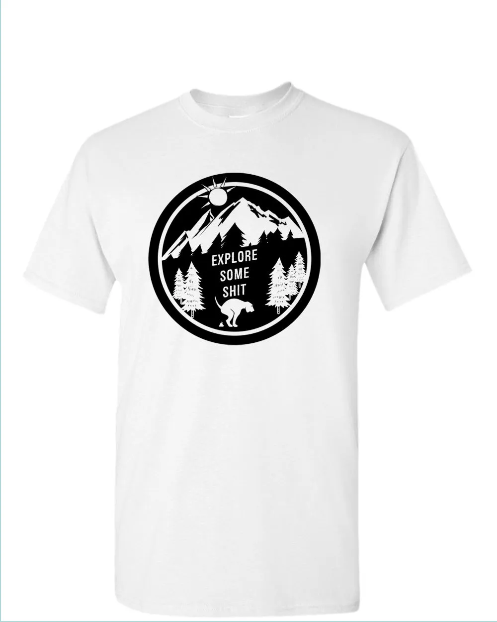 Explore some sh*t funny dog t-shirt