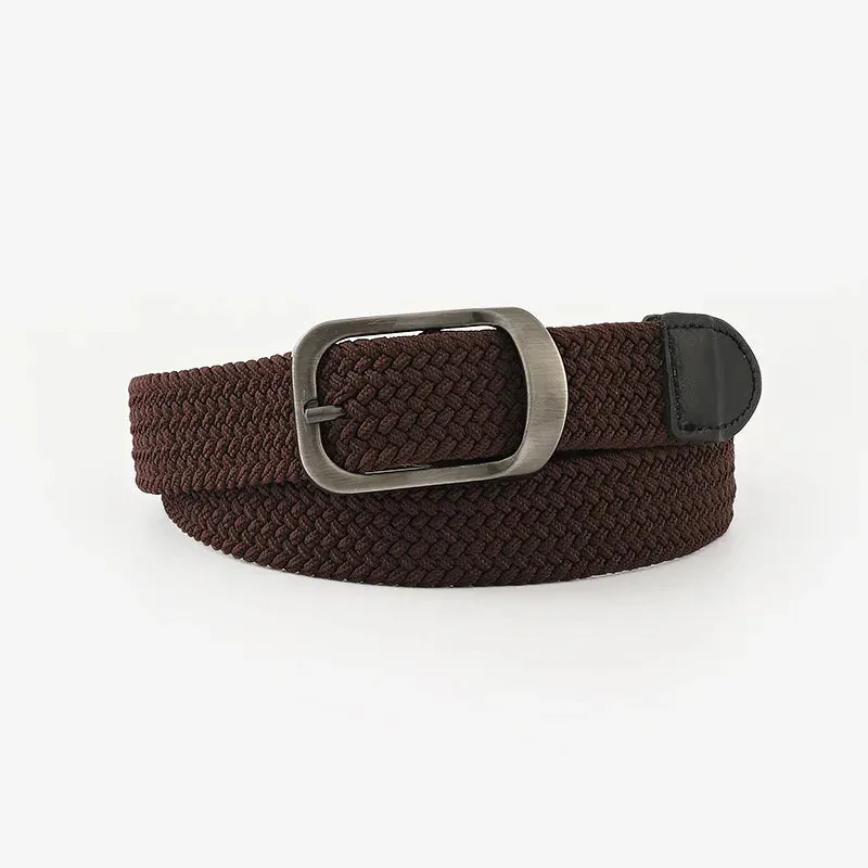 Eyeless Needle Metal Alloy Belt
