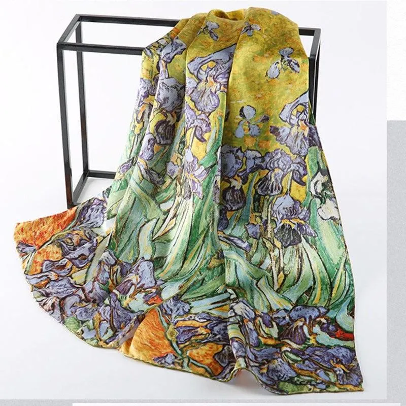 Famous Art Inspired Silk Scarves