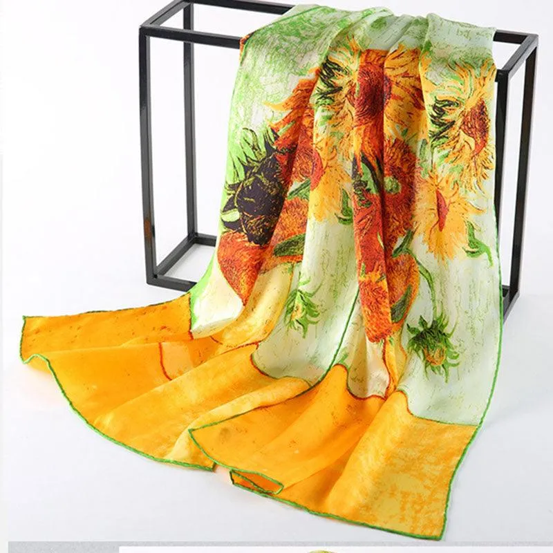 Famous Art Inspired Silk Scarves