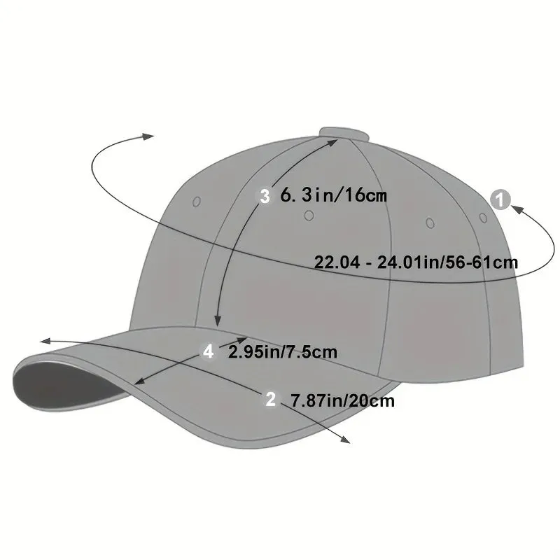 Fashion Outdoor Tactical Baseball Cap - Letter Embroidery Sunscreen Hat for