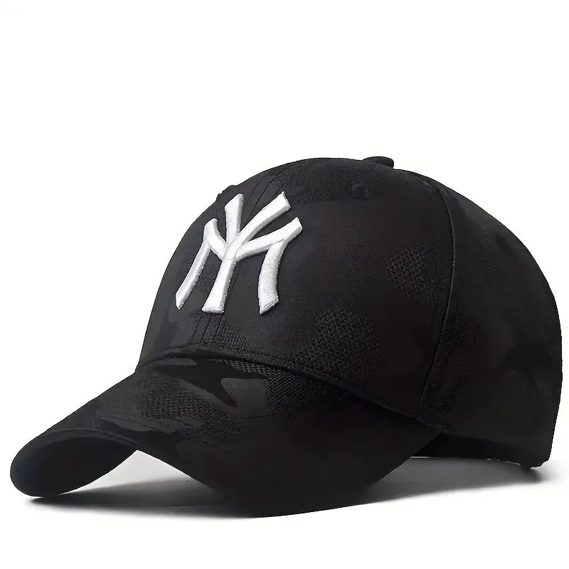Fashion Outdoor Tactical Baseball Cap - Letter Embroidery Sunscreen Hat for