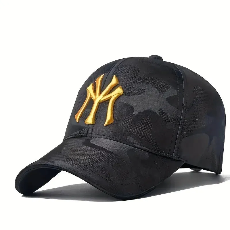 Fashion Outdoor Tactical Baseball Cap - Letter Embroidery Sunscreen Hat for