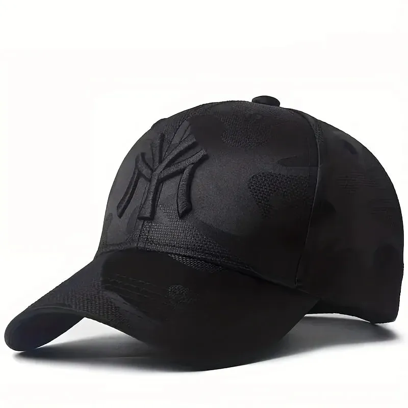 Fashion Outdoor Tactical Baseball Cap - Letter Embroidery Sunscreen Hat for