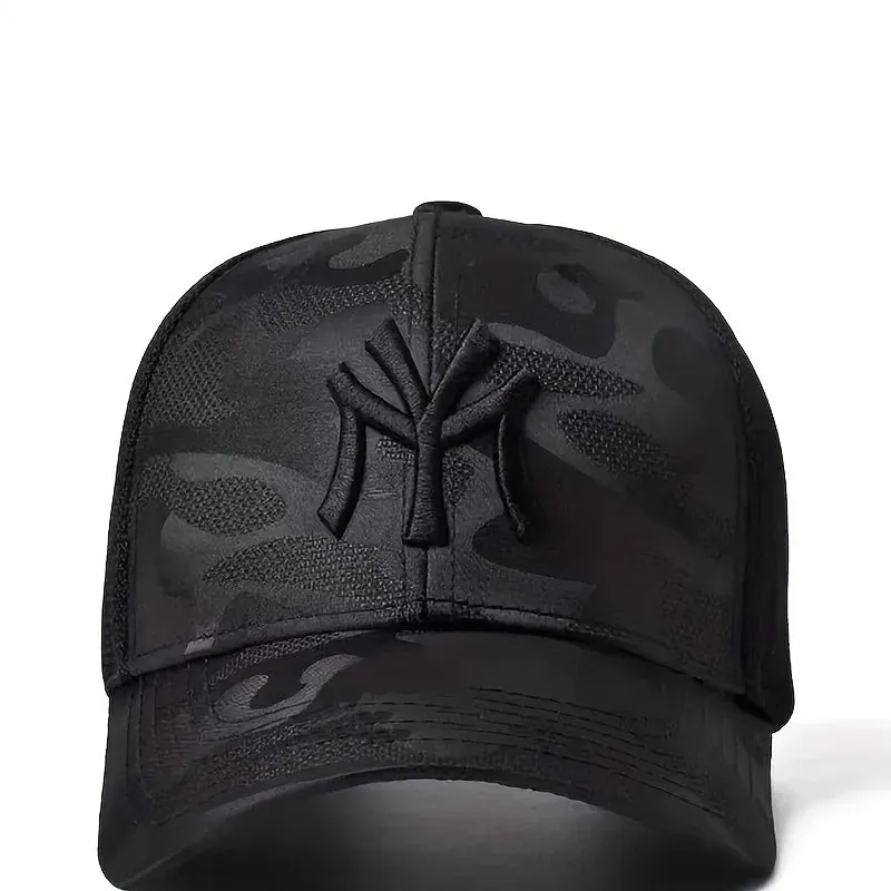 Fashion Outdoor Tactical Baseball Cap - Letter Embroidery Sunscreen Hat for