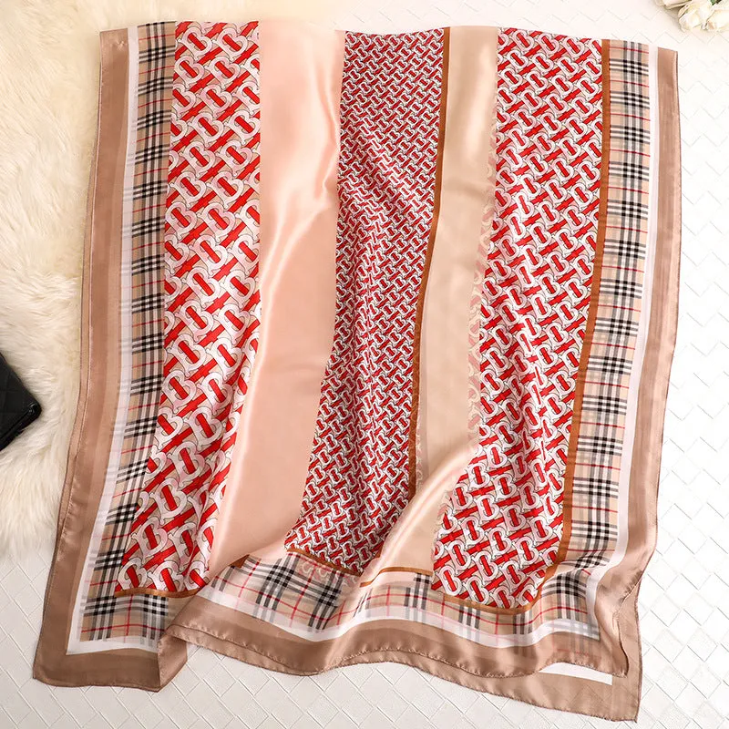 Fashion Warm Silk Scarf Shawl Wrap for Women Ladies Girls 90x180