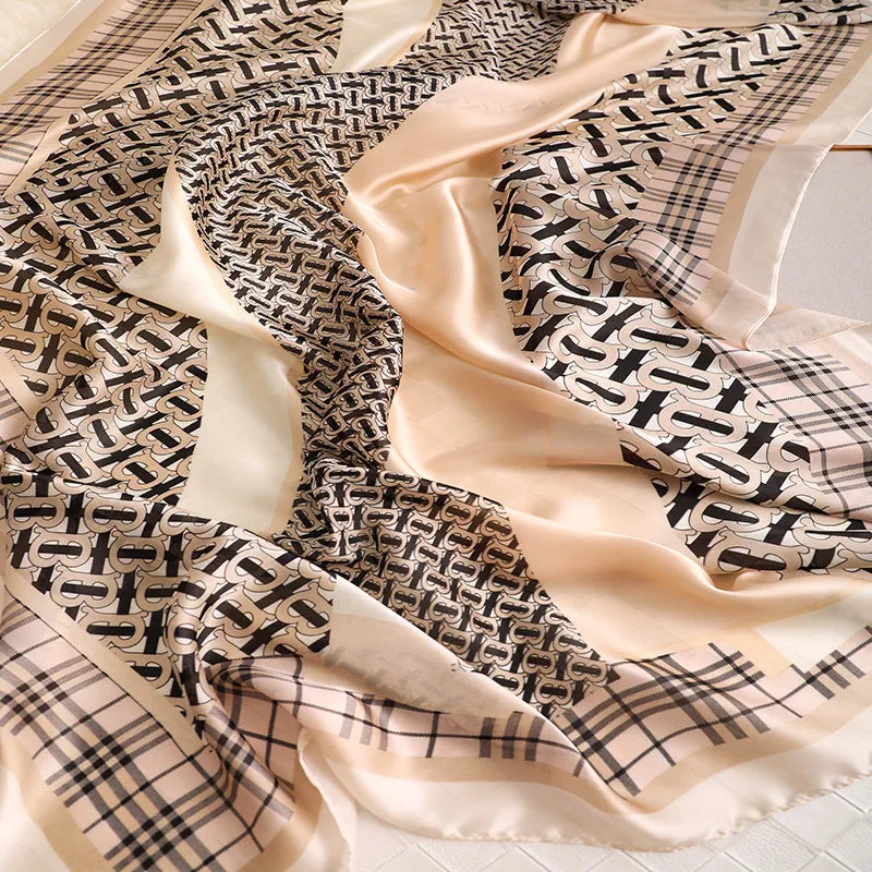 Fashion Warm Silk Scarf Shawl Wrap for Women Ladies Girls 90x180