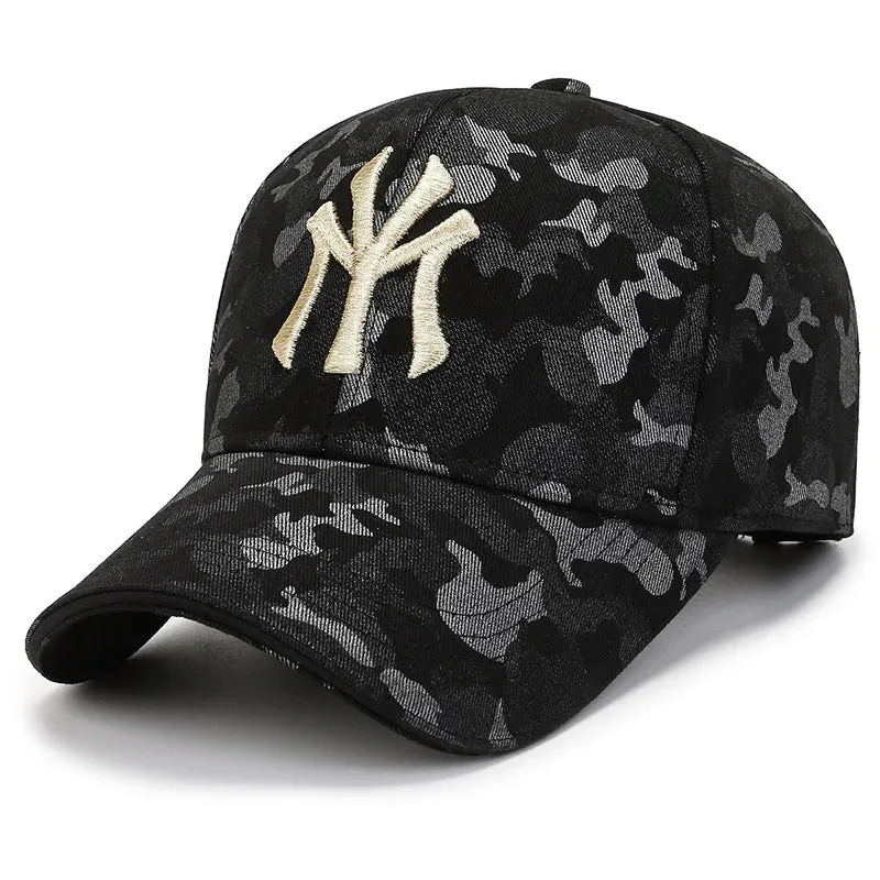 Fashionable Camouflage Baseball Caps - Spring Autumn Snapback Hats for Men Women, Casual Sport Caps