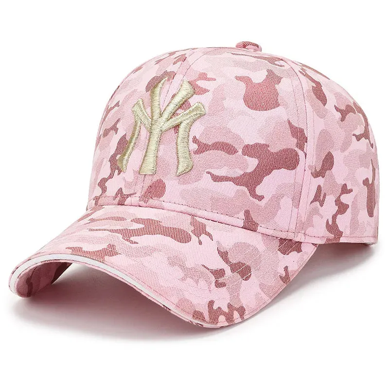 Fashionable Camouflage Baseball Caps - Spring Autumn Snapback Hats for Men Women, Casual Sport Caps