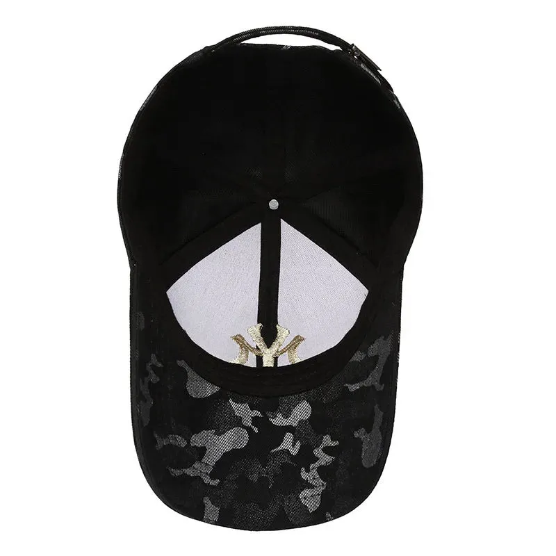 Fashionable Camouflage Baseball Caps - Spring Autumn Snapback Hats for Men Women, Casual Sport Caps