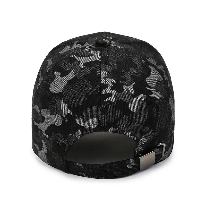 Fashionable Camouflage Baseball Caps - Spring Autumn Snapback Hats for Men Women, Casual Sport Caps