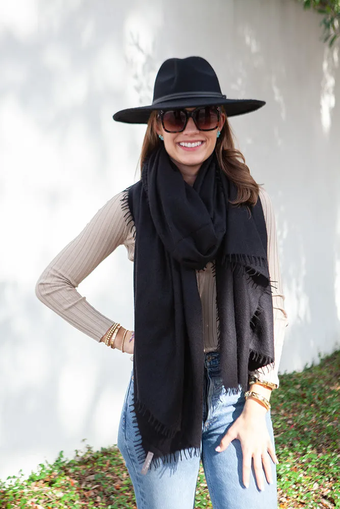 Felted Cashmere Shawl