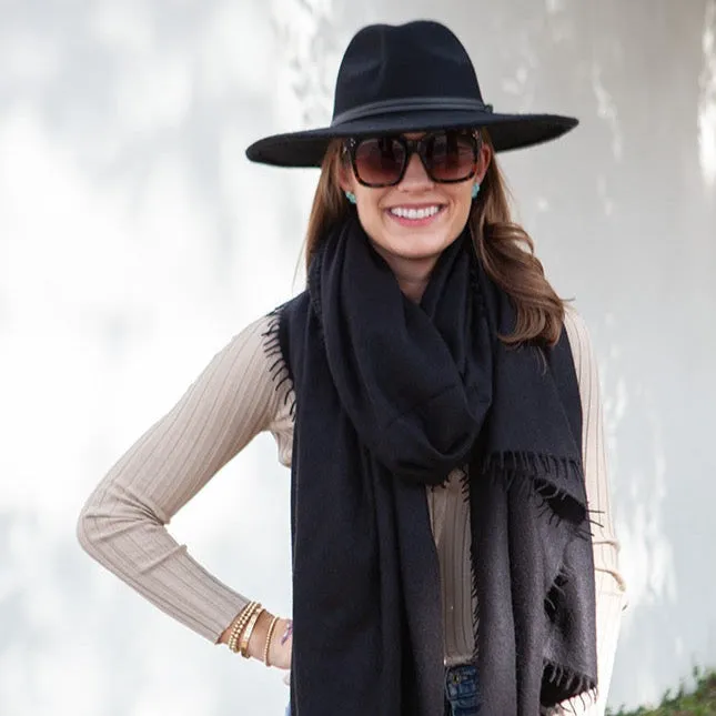 Felted Cashmere Shawl