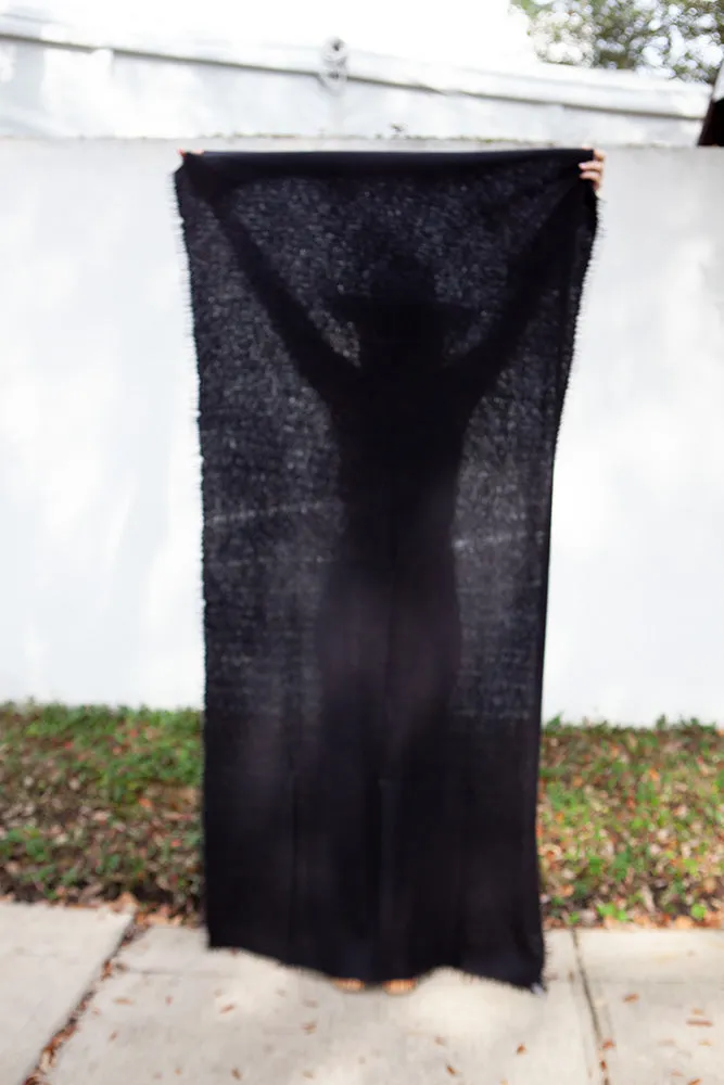 Felted Cashmere Shawl