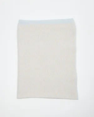Fendi Blue/Beige Wool Blanket