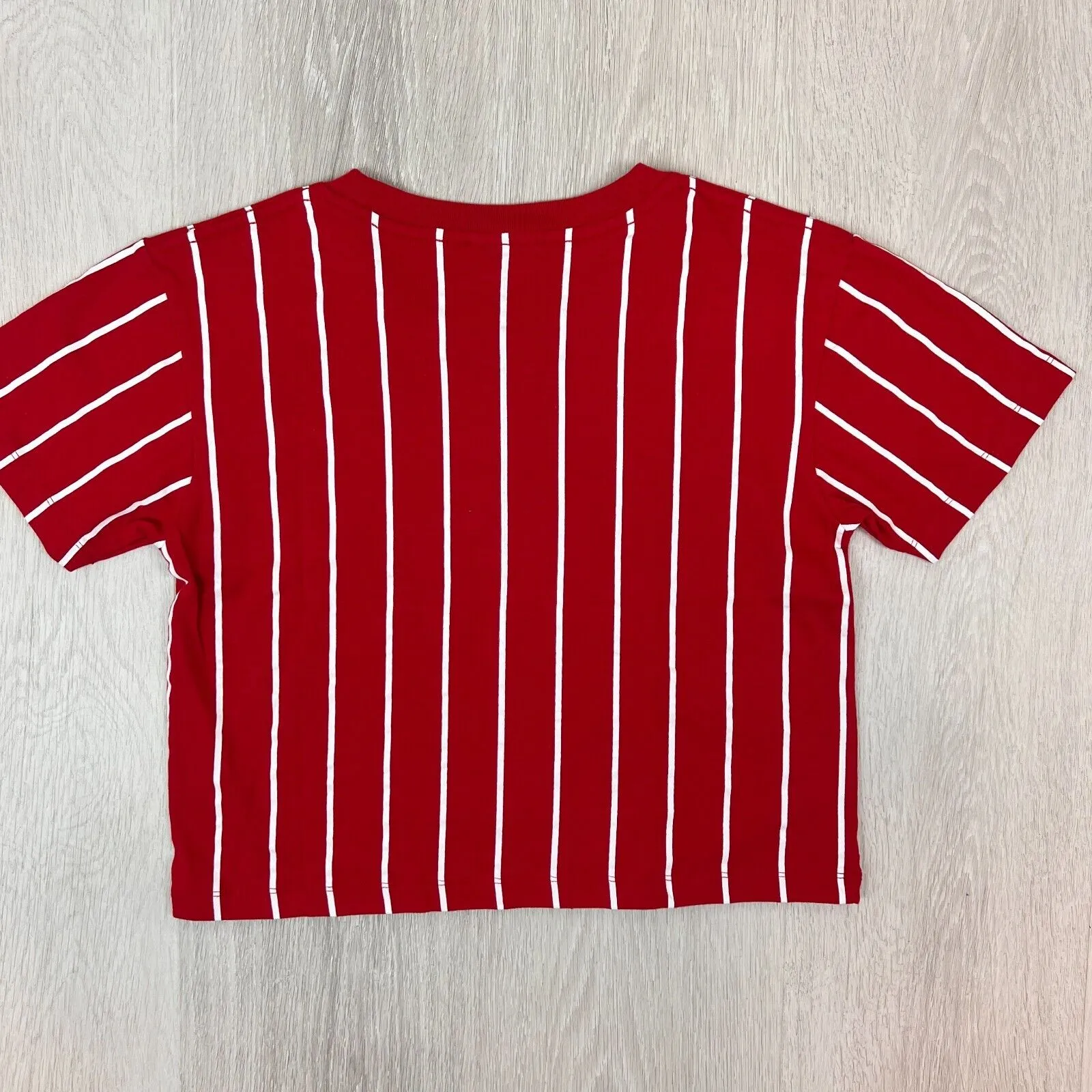 Fila Womens Red Cropped T-Shirt Size Small (2 Shirts)