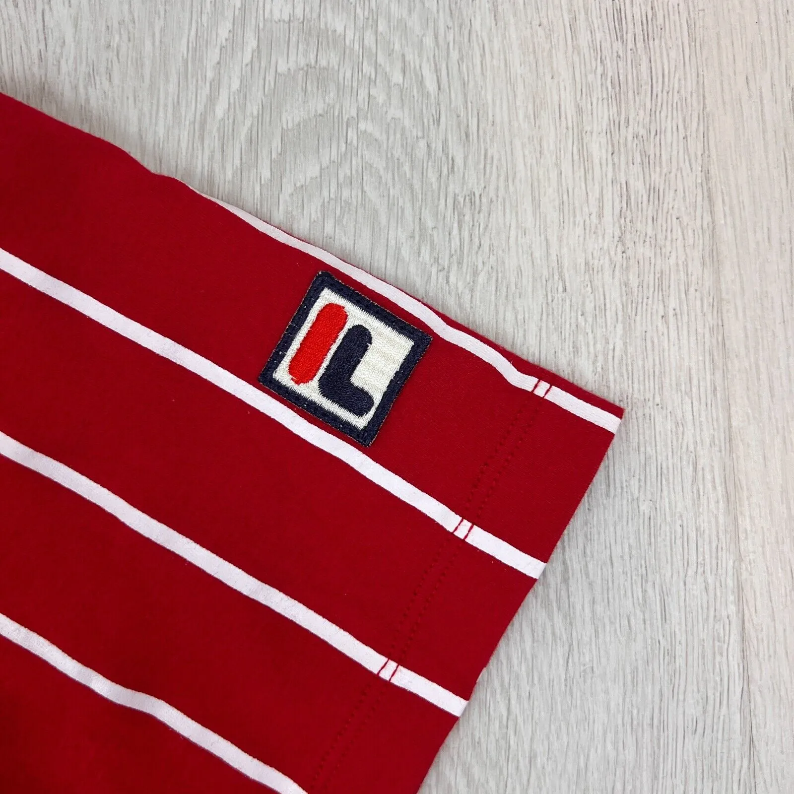 Fila Womens Red Cropped T-Shirt Size Small (2 Shirts)