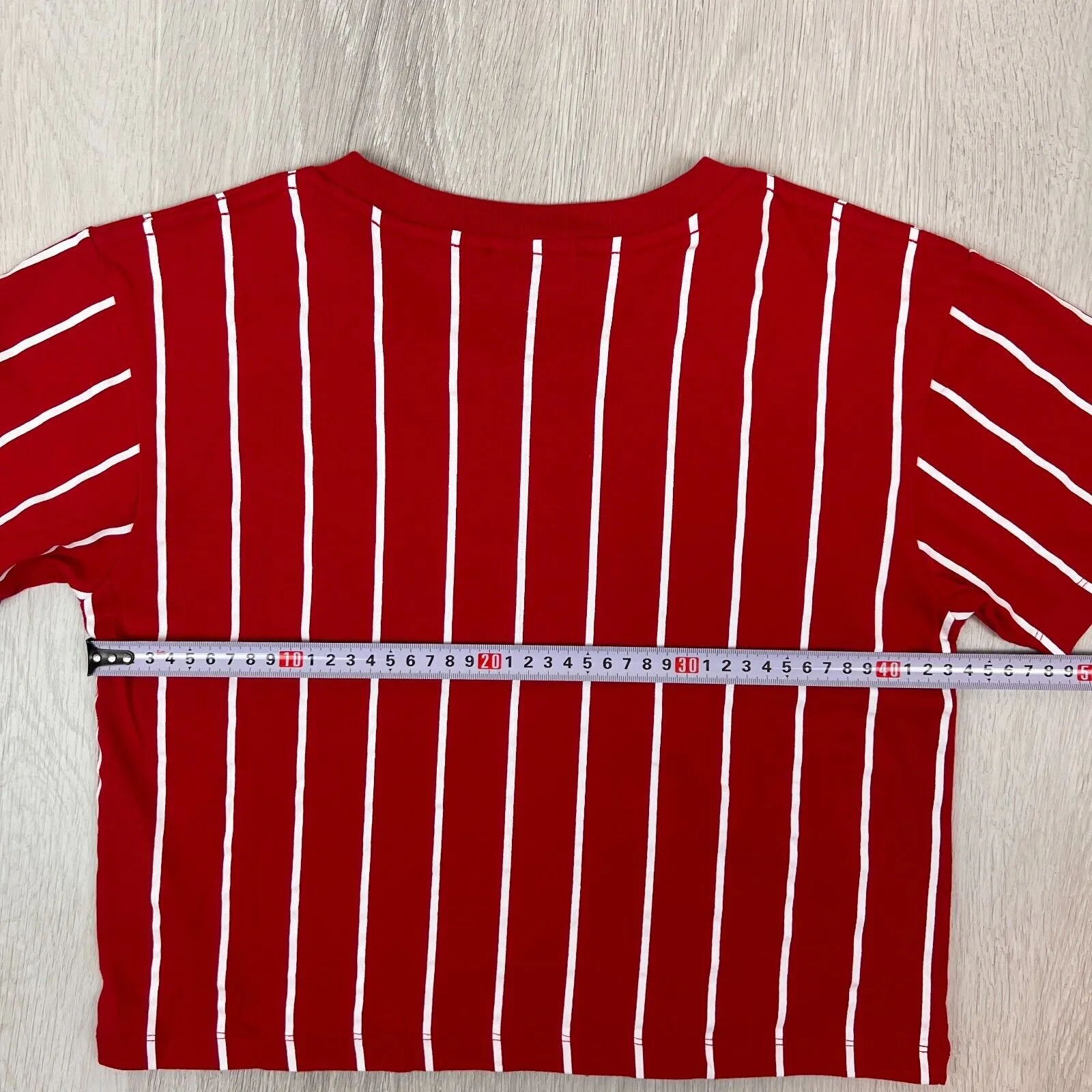 Fila Womens Red Cropped T-Shirt Size Small (2 Shirts)